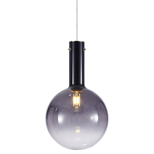 Подвесной светильник с выдувным плафоном AMBERY BLACK