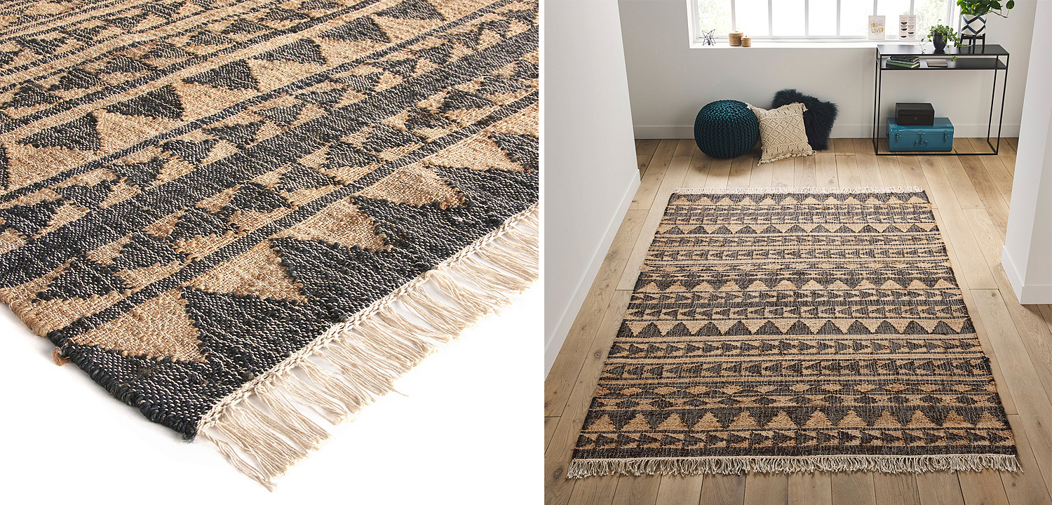 Ковер с бахромой Carpet Graphic Design Triangles Ковер с бахромой Carpet Graphic Design Triangles - Loft-Concept в Барнауле