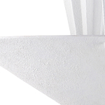 Люстра светодиодная белая геометрической формы с рифленым плафоном White Geometric Lamps варинант исполнения - 3 | Loft Concept в Барнауле