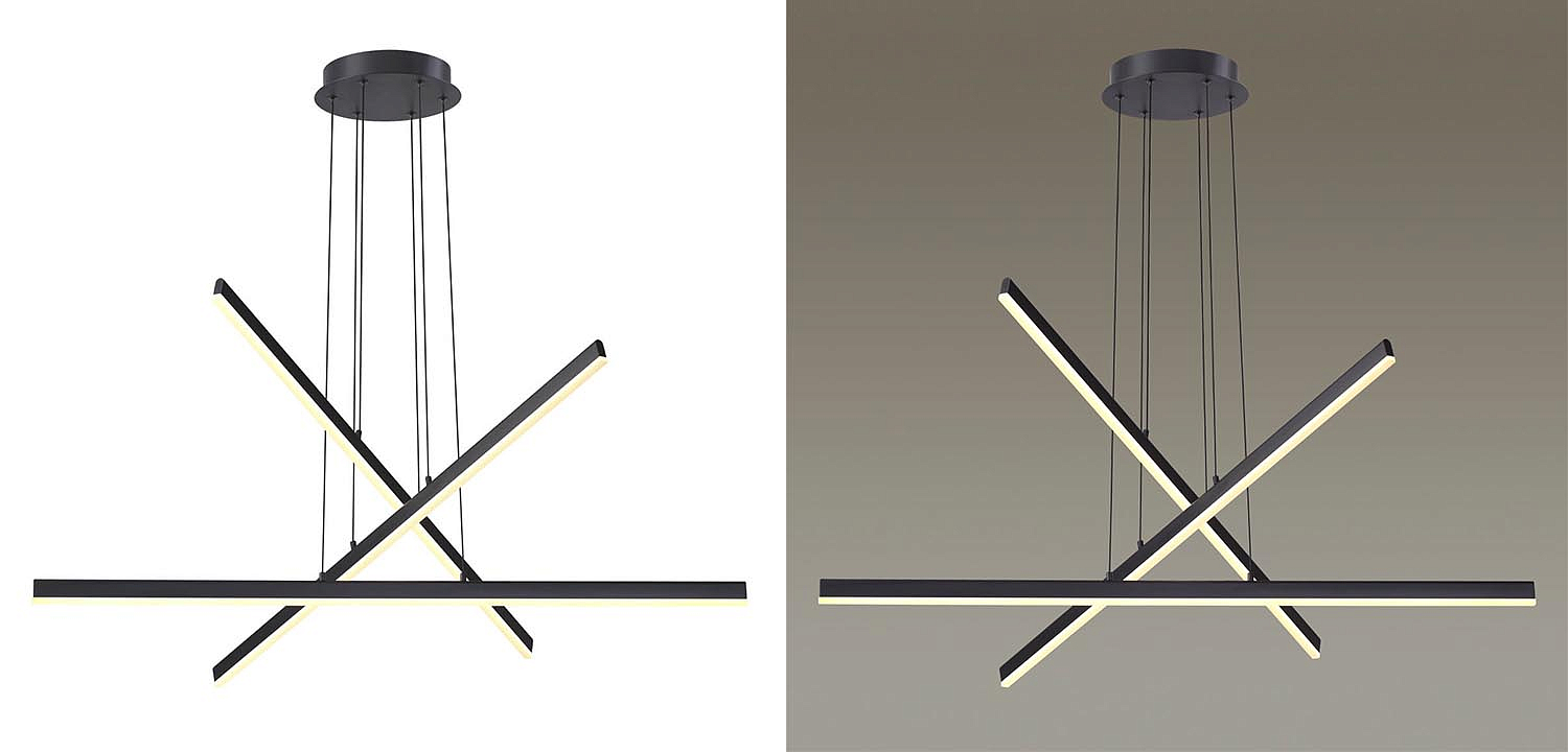 Люстра Rolf Black Lines Chandelier Люстра Rolf Black Lines Chandelier - Loft-Concept в Барнауле