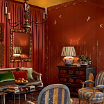 Обои с вышивкой ручной работы Ceres Original colourway on wool sateen варинант исполнения - 2 | Loft Concept в Барнауле