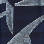 Обои ручная роспись в стиле Арт-деко Symphony Colourway SC-104 on Kyanite silk dupion варинант исполнения - 1 | Loft Concept в Барнауле