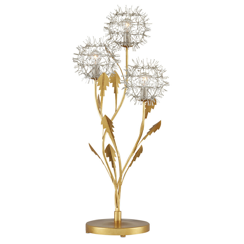 Настольная лампа в виде цветка одуванчика Hanging Dandelion Золотой Серебряный Настольная лампа в виде цветка одуванчика Hanging Dandelion Золотой Серебряный в Барнауле | Loft Concept