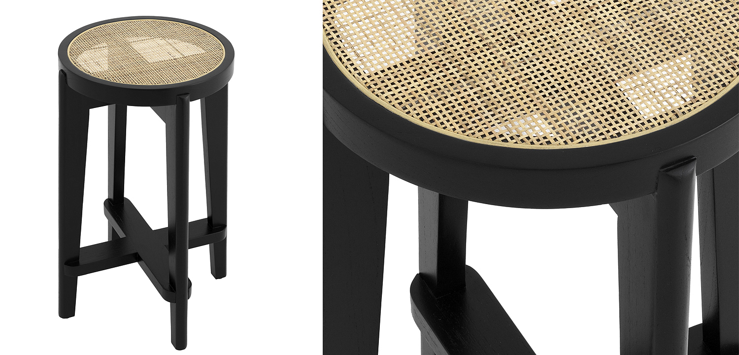 Полубарный стул Eichholtz Counter Stool Dareau black Полубарный стул Eichholtz Counter Stool Dareau black - Loft-Concept в Барнауле