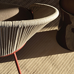 Дизайнерское уличное кресло с веревочной спинкой PETALO Armchair варинант исполнения - 9 | Loft Concept в Барнауле