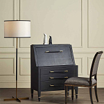 Торшер с тканевым абажуром в форме цилиндра Pinwheel Shape Base варинант исполнения - 5 | Loft Concept в Барнауле