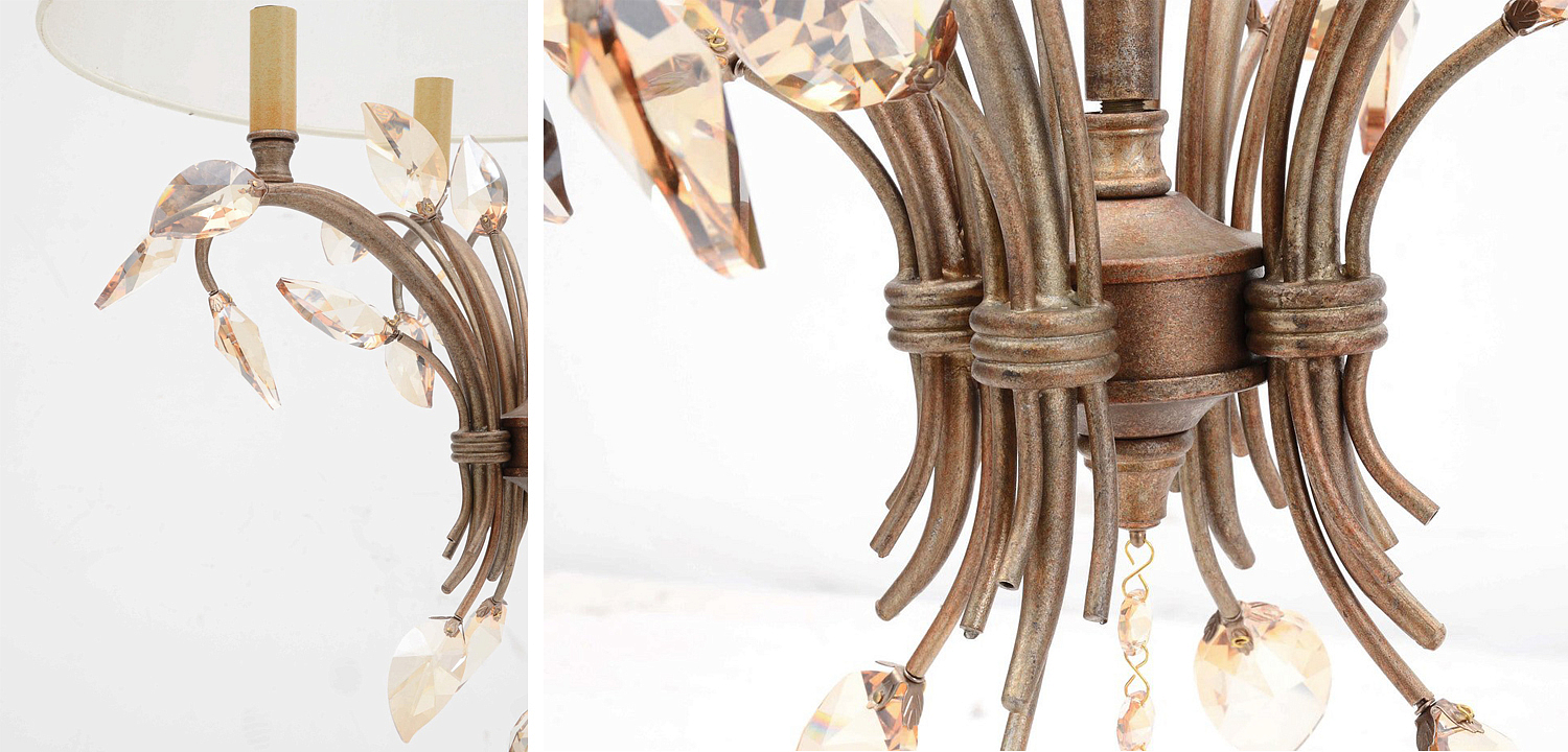 Люстра Malory Crystal Petals Chandelier Люстра Malory Crystal Petals Chandelier - Loft-Concept в Барнауле