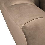 Дизайнерское кресло мягкое из серого велюра Serenity варинант исполнения - 3 | Loft Concept в Барнауле