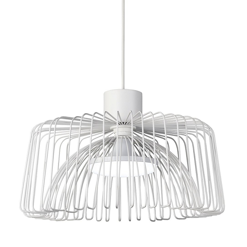 Подвесной светильник Cage Wire Color Pendant White Белый Подвесной светильник Cage Wire Color Pendant White Белый в Барнауле | Loft Concept