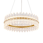 Люстра круглая с декоративными элементами в виде лепестков Round Light Flashing варинант исполнения - 1 | Loft Concept в Барнауле