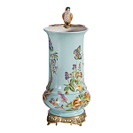 Ваза с птичкой из фарфора с бронзовыми элементами Garden of Eden варинант исполнения - 4 | Loft Concept в Барнауле