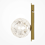 Бра с плафоном из прозрачного стекла с пузырьками воздуха Effervia варинант исполнения - 2 | Loft Concept в Барнауле