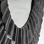 Зеркало в фактурной черной раме в современном стиле Black Maelstrom варинант исполнения - 3 | Loft Concept в Барнауле