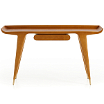 Дизайнерский рабочий стол из массива дерева Gio Ponti D.847.1 Writing Desk варинант исполнения - 1 | Loft Concept в Барнауле