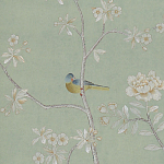 Обои ручная роспись Badminton Mercury Grey варинант исполнения - 3 | Loft Concept в Барнауле