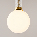 Подвесной светильник со стеклянными вставками Helios варинант исполнения - 5 | Loft Concept в Барнауле