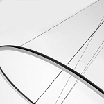 Светодиодная люстра Black LED Circle and Ball Lamp варинант исполнения - 4 | Loft Concept в Барнауле