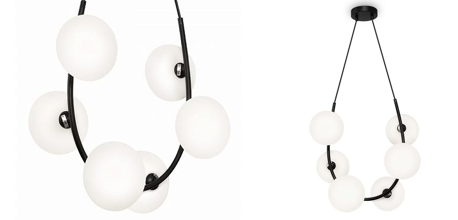 Люстра Marcan 6 Ball Chandelier Black Люстра Marcan 6 Ball Chandelier Black - Loft-Concept в Барнауле