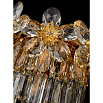 Бра с декоративными элементами в виде крупных хрустальных цветов Palace Gardens варинант исполнения - 3 | Loft Concept в Барнауле