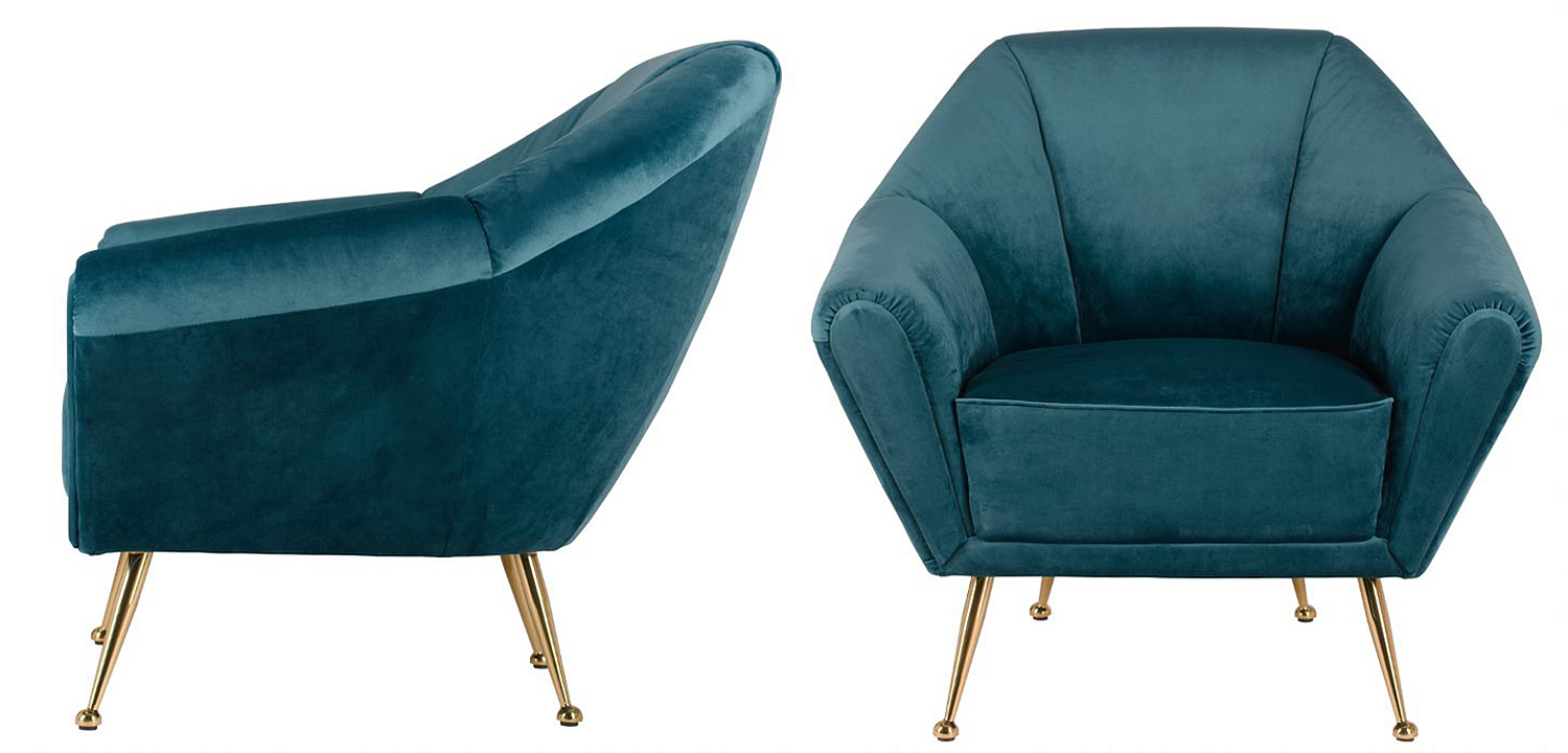 Кресло Brunner Chair blue Кресло Brunner Chair blue - Loft-Concept в Барнауле