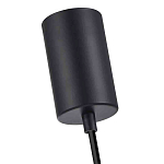 Подвесной светильник с рифленым стеклянным плафоном цилиндрической формы ARTICOLO варинант исполнения - 4 | Loft Concept в Барнауле