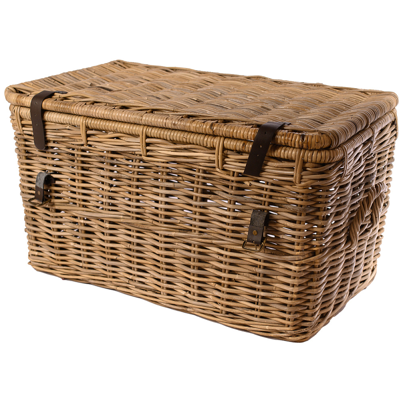 Плетеный сундук Clovis Wicker Chest Коричневый Плетеный сундук Clovis Wicker Chest Коричневый в Барнауле | Loft Concept