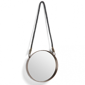 Круглое зеркало на канате 23 см