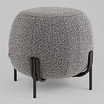 Пуф Флик ткань букле тёмно-серый варинант исполнения - 1 | Loft Concept в Барнауле