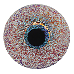 Бра круглое стеклянное с морозным эффектом Heterochromia варинант исполнения - 1 | Loft Concept в Барнауле