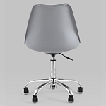 Офисный стул на металлическом основании EGGERY Grey варинант исполнения - 4 | Loft Concept в Барнауле