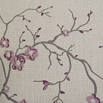 Кресло с изображением сакуры Aubrey Classical Armchair beige flax варинант исполнения - 4 | Loft Concept в Барнауле