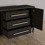 Буфет Primo с тремя ящиками и двумя фасадами Темный орех варинант исполнения - 4 | Loft Concept в Барнауле