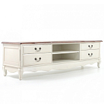 ТВ-тумба в стиле прованс из массива берёзы Interiors Romance варинант исполнения - 2 | Loft Concept в Барнауле