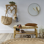 Скамья из ротанга Saveria Rattan Bench варинант исполнения - 4 | Loft Concept в Барнауле