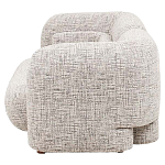 Дизайнерский двухместный диван с мягкими спинкой и подлокотниками бежевый Madelaine Sofa Beige варинант исполнения - 4 | Loft Concept в Барнауле