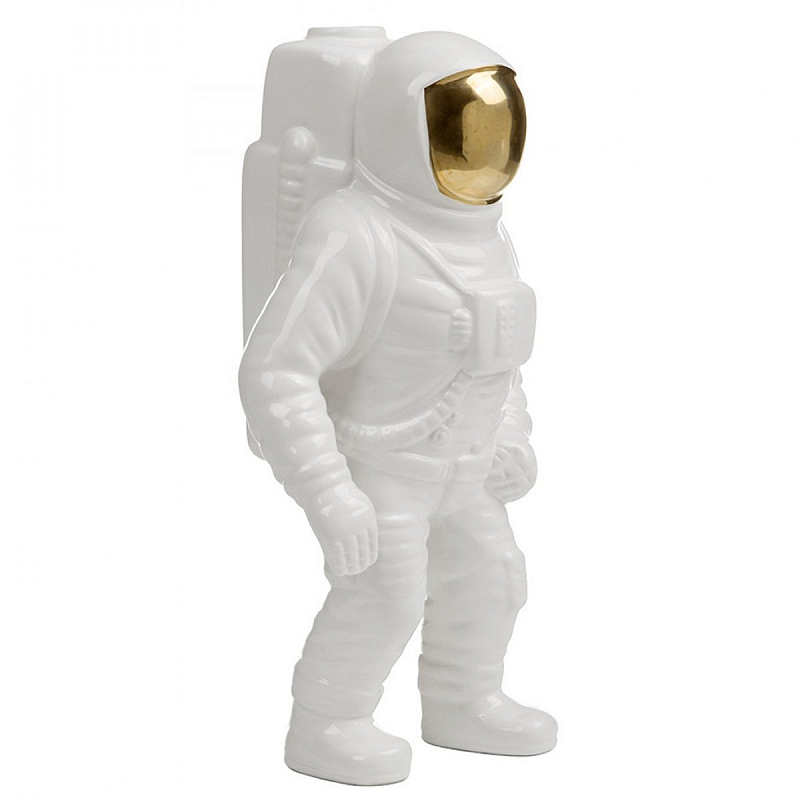 Статуэтка SELETTI Starman Vase Глянцевое золото Белый Статуэтка SELETTI Starman Vase Глянцевое золото Белый в Барнауле | Loft Concept