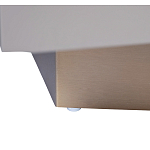 Комод со стеклянной столешницей и с выдвижными ящиками Minimalist Accent варинант исполнения - 6 | Loft Concept в Барнауле