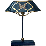 Настольная лампа с абажуром из металла Chinoiserie Butterfly Table Lamp Blue варинант исполнения - 1 | Loft Concept в Барнауле