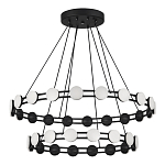 Люстра двухъярусная с круглыми светодиодными источниками света Maxine Light варинант исполнения - 3 | Loft Concept в Барнауле