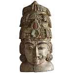 Арт-объект на стену Маска из массива акации Acacia Mask варинант исполнения - 2 | Loft Concept в Барнауле