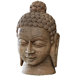 Статуэтка из камня Голова Будды Stone Buddha Head варинант исполнения - 2 | Loft Concept в Барнауле