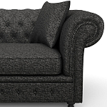 Мебельная ткань Шенилл темно-серый цвет 138 см T4-40 варинант исполнения - 8 | Loft Concept в Барнауле