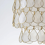 Подвесной светильник с декором из натуральной морской ракушки Iridescent Light варинант исполнения - 9 | Loft Concept в Барнауле