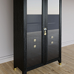 Дизайнерский шкаф витрина Elsa Dreams Black с 4-мя ящиками варинант исполнения - 2 | Loft Concept в Барнауле