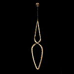 Подвесной светильник обрамленный элементами в виде кристаллов Smooth Shine варинант исполнения - 1 | Loft Concept в Барнауле