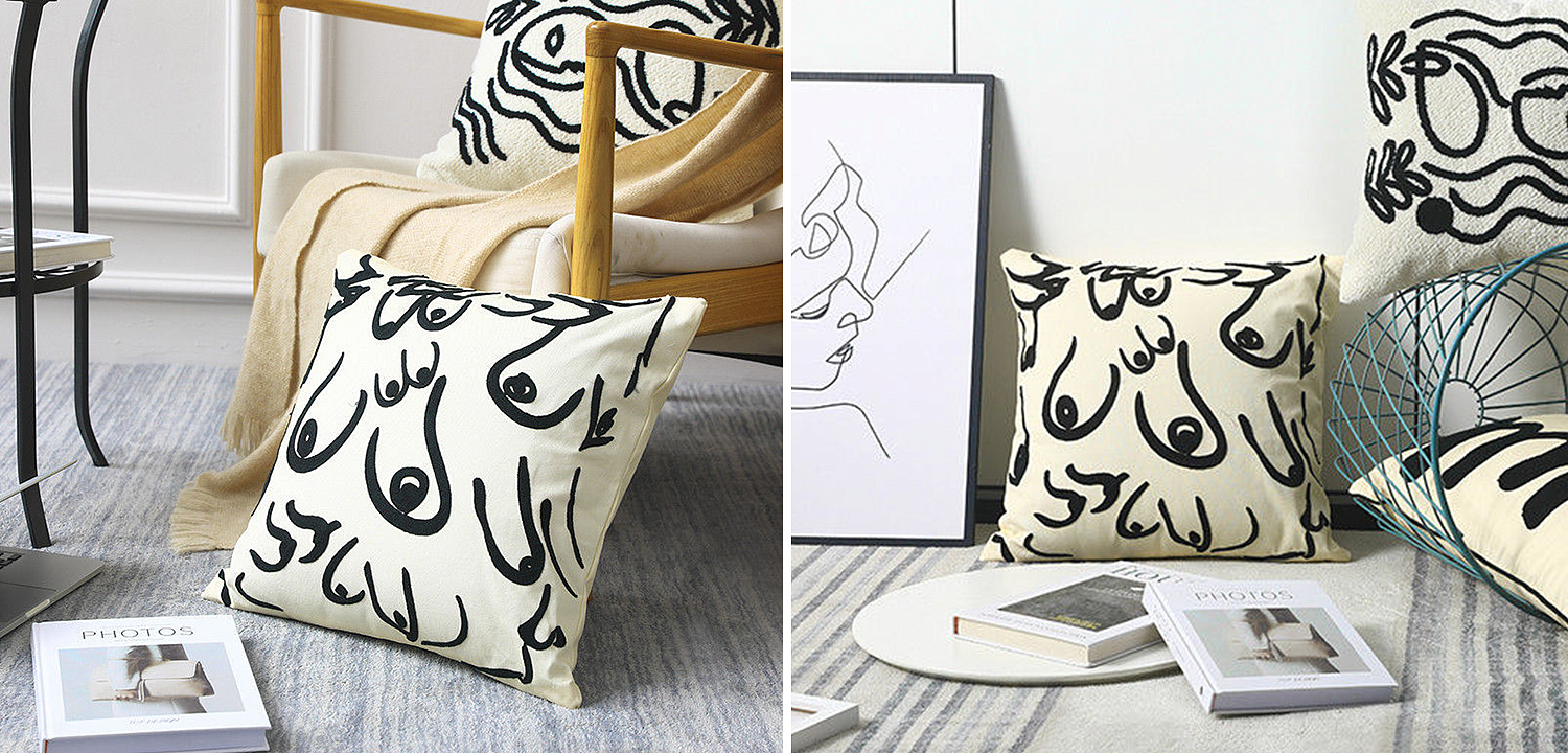 Декоративная подушка Breast Pattern Cushion Декоративная подушка Breast Pattern Cushion - Loft-Concept в Барнауле