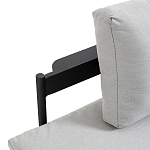 Диван-шезлонг черный Annet варинант исполнения - 3 | Loft Concept в Барнауле