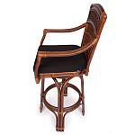 Барный стул из ротанга Eloise коричневый варинант исполнения - 3 | Loft Concept в Барнауле