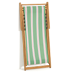 Шезлонг из акации и ткани Argentina варинант исполнения - 8 | Loft Concept в Барнауле