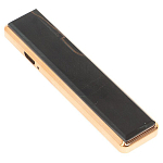 Зажигалка электронная с накладкой из натурального камня Соколиный глаз и с USB проводом для зарядки Stone Lighters варинант исполнения - 1 | Loft Concept в Барнауле